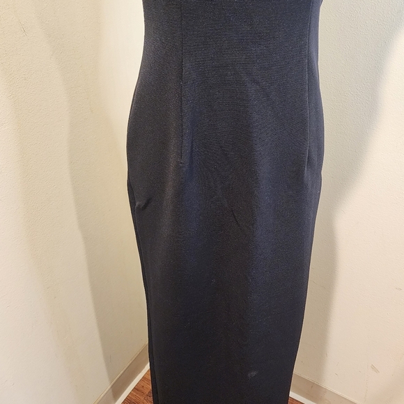 Daniel & Rebecca Elegant Black Sleeveless Maxi Dress Size M - Picture 11 of 14